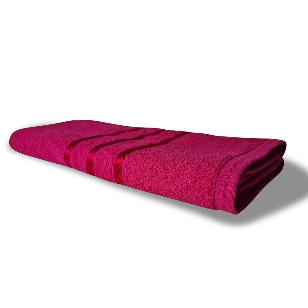 Toalha De Banho Grande Verona 230g m² 100% Algodão 70x125cm Rosa