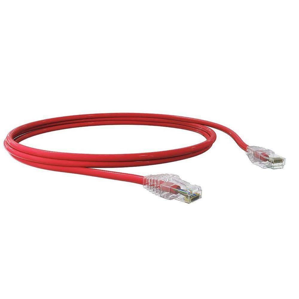 Patch Cord U-utp Cat.6 Cmx T568a-b 2.5 Metro Vermelho 35123009