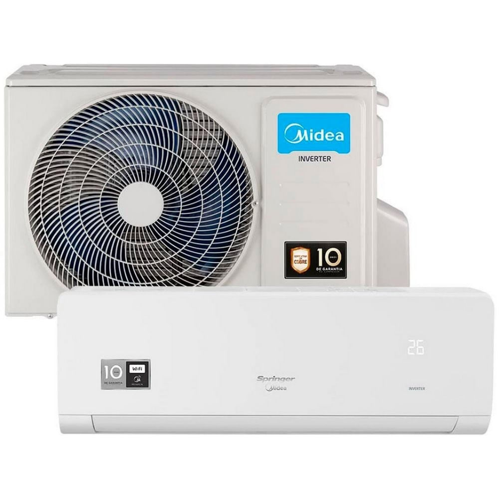 Ar-Condicionado Split 9000 BTUS Springer Midea Inverter Xtreme Save Connect