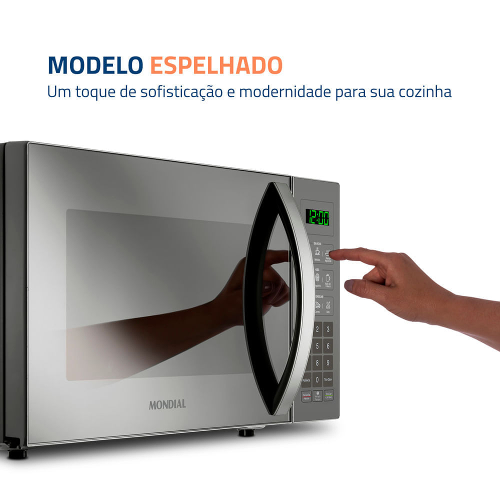 Micro-Ondas Mondial 21L  1200W   MO-01-21-E 127V