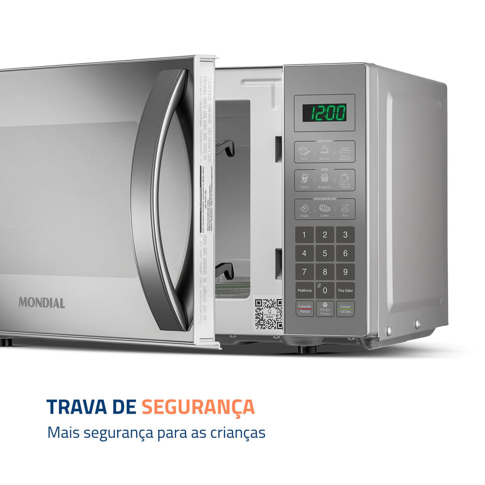 Micro-Ondas Mondial 21L  1200W   MO-01-21-E 127V