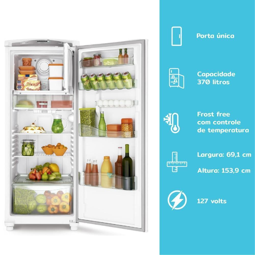 Geladeira Consul Frost Free 300 Litros Branca Com Freezer Supercapacidade CRB36AB 127V