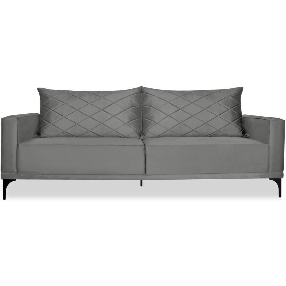 Sofa Living 2 Lugares Nori 180cm Veludo Deluxe 2938 Ezz 2938