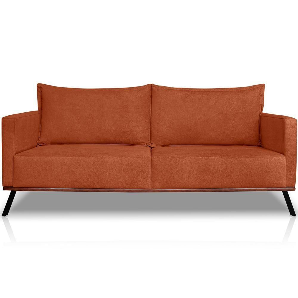 Sofa Aya 3 Lugares Para Sala De Estar 200cm Boucle 3303 Ezz 3303