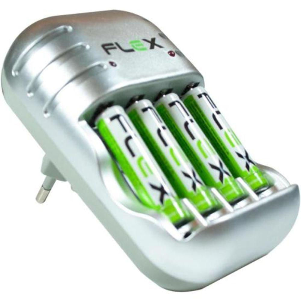 Carregador De Pilhas Aa-aaa-9v Fxc03aaa Bivolt Flex