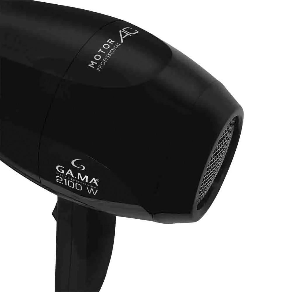 Secador De Cabelo Gama Eleganza Plus Ceramic íon 2100w Preto 127v