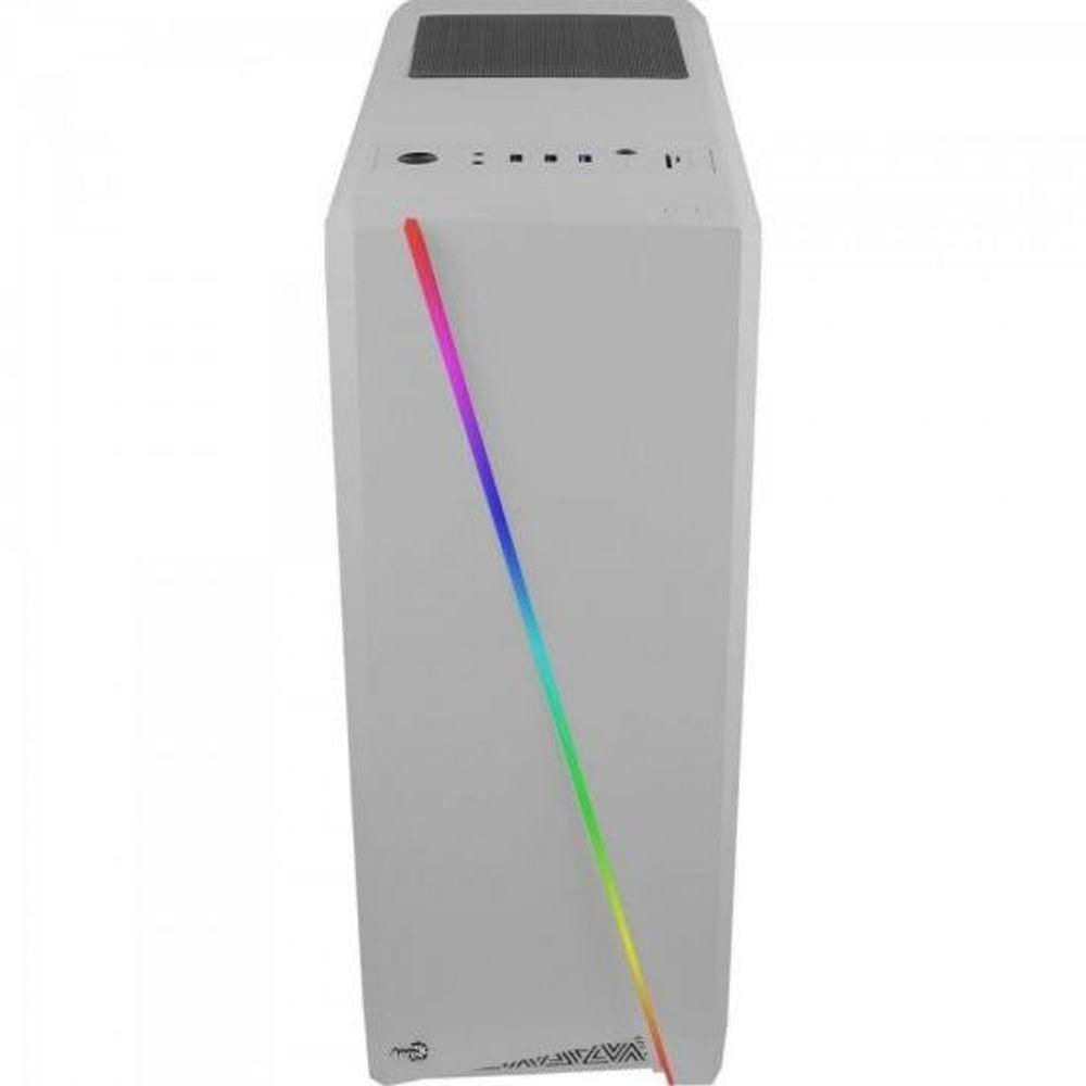 Gabinete Gamer Mid Tower Rgb Cylon Branco Aerocool