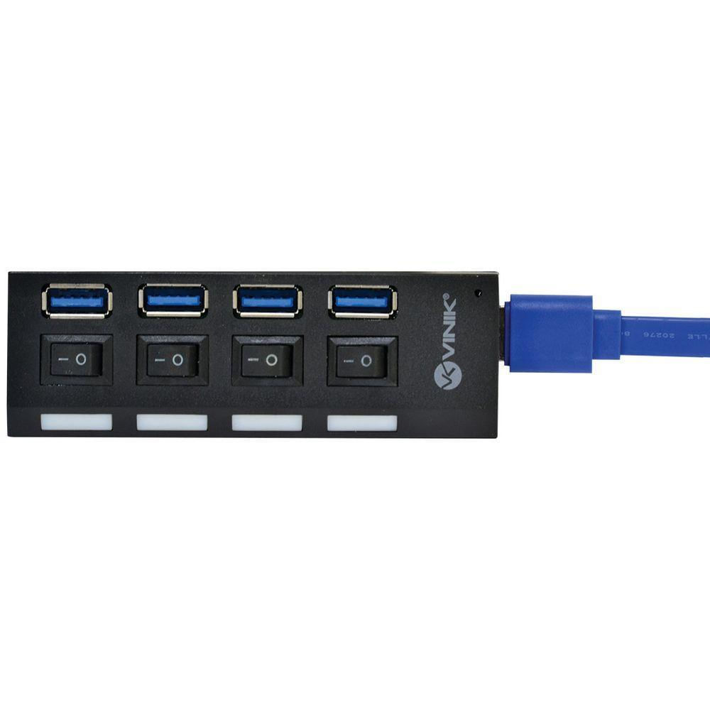 Hub Usb 3.0 4 Portas Com Interruptor Huv-50