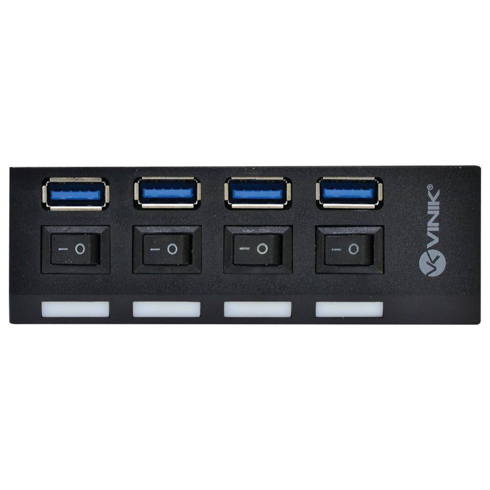 Hub Usb 3.0 4 Portas Com Interruptor Huv-50