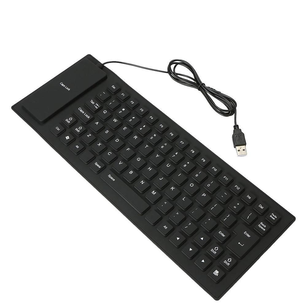 Teclado Flexivel Com Fio Para Pc