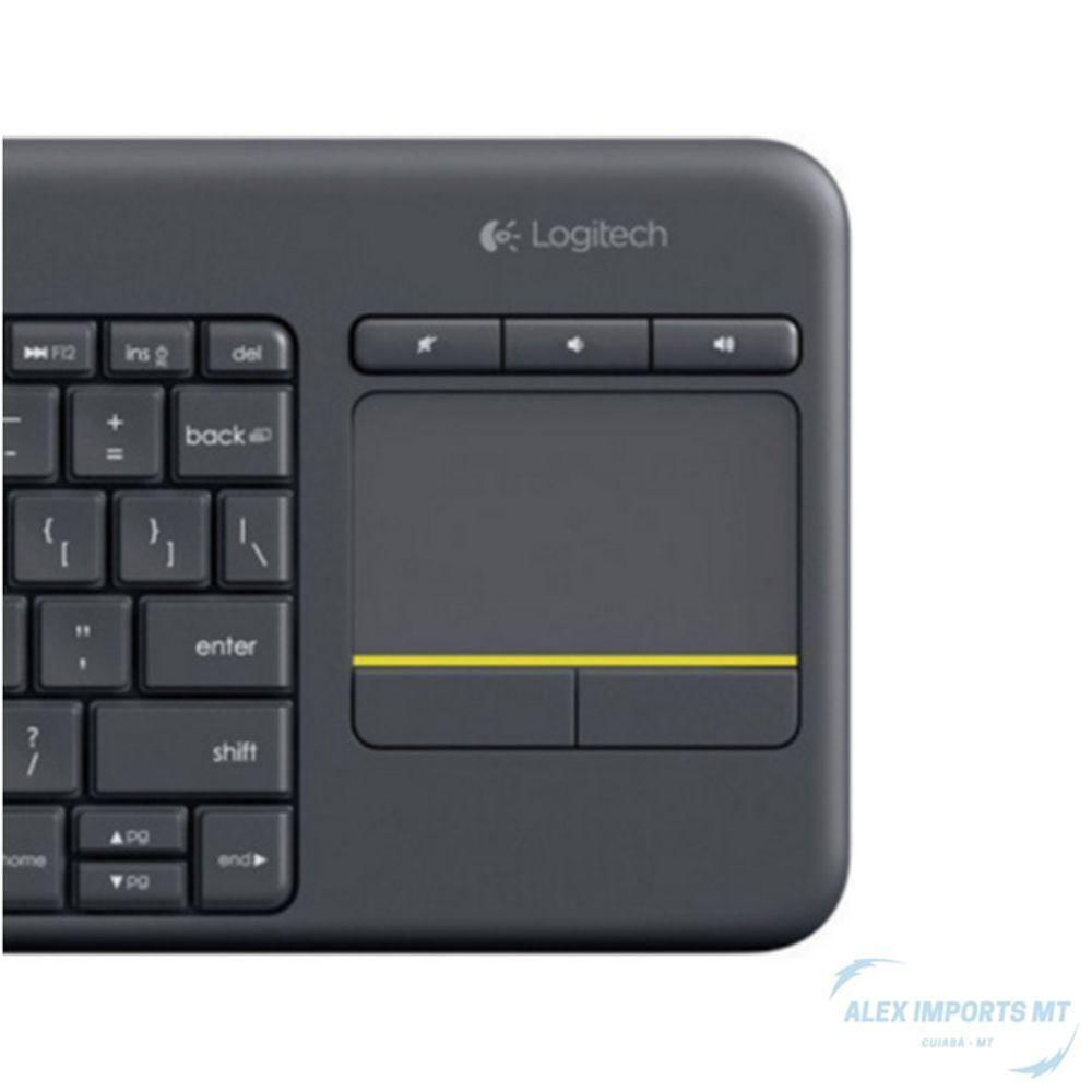 Kit Teclado E Mouse Sem Fio Touch Pad Integrado Moderno