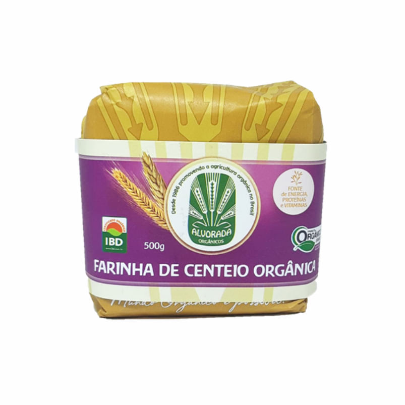 Farinha de Centeio Orgânica Alvorada 500g