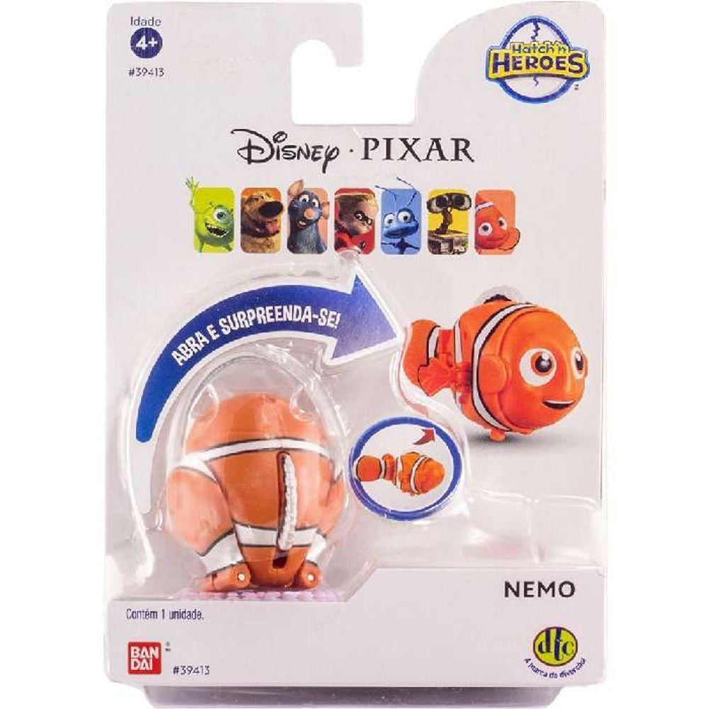 Mini Figura Hatch N Heroes Nemo