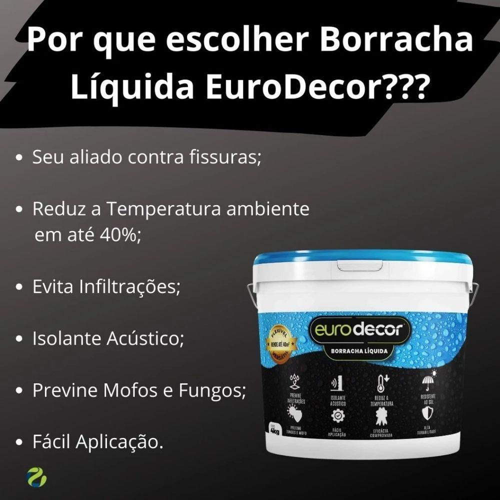 Borracha Líquida - Cinza Calopsita 4kg E Impermeabilizante Contra Mofos E Infiltrações