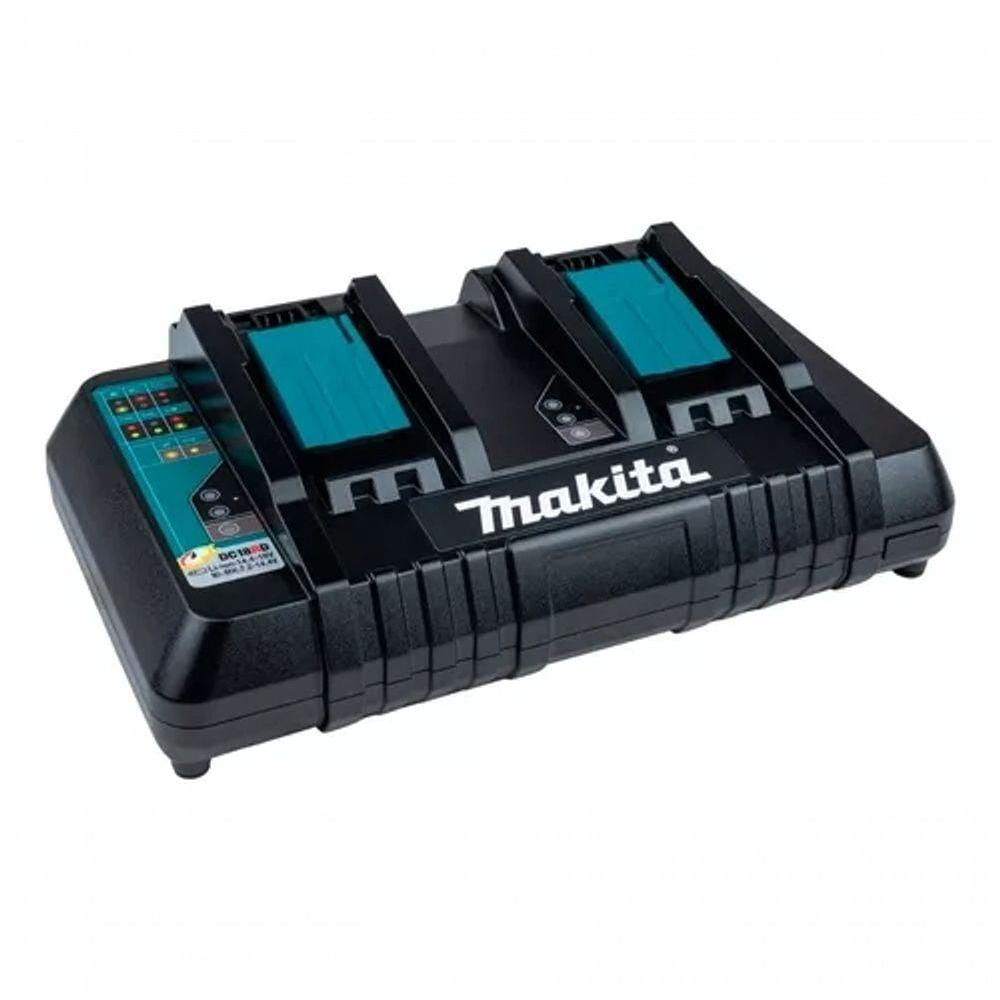 Kit Carregador Dc18rd 220v Com 4 Baterias Bl1850b Makita