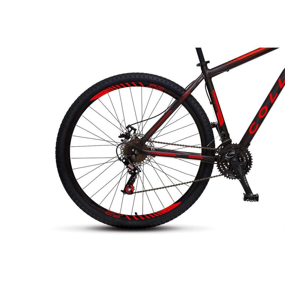 Bicicleta Athena Aro 29 Freio A Disco Traseiro Colli Preto/vermelho