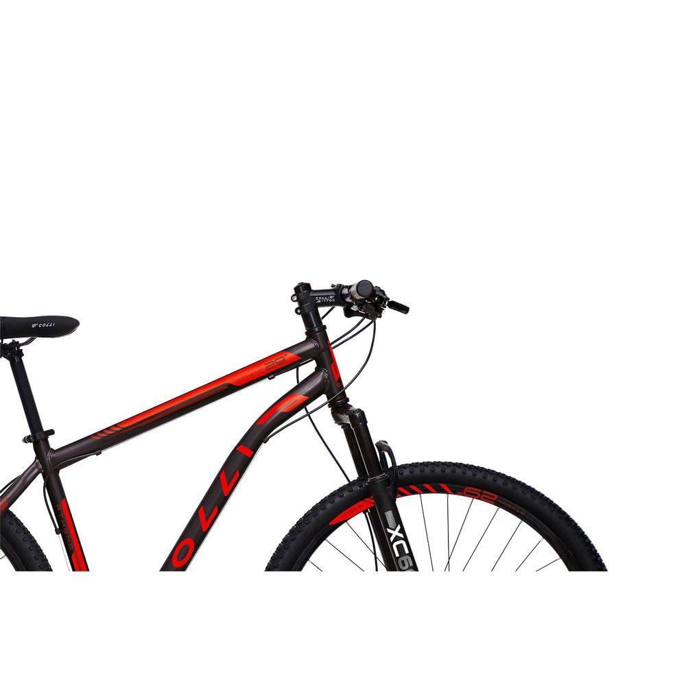 Bicicleta Athena Aro 29 Freio A Disco Traseiro Colli Preto/vermelho