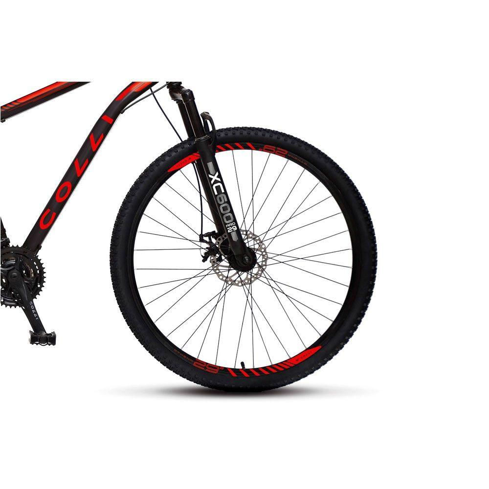Bicicleta Athena Aro 29 Freio A Disco Traseiro Colli Preto/vermelho