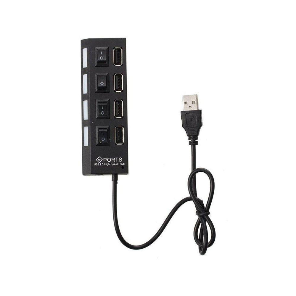 Hub Usb 4 Portas Switch On/off De Led - Tudo Em Caixa