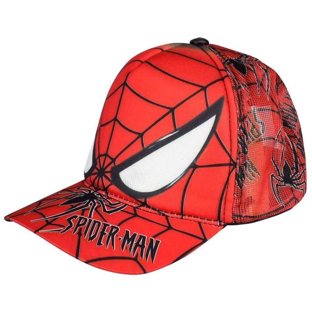 Ajustavel Redinha Trucker Homem Aranha Criança Presente Menino Qualidade Premium Vermelho Heroi