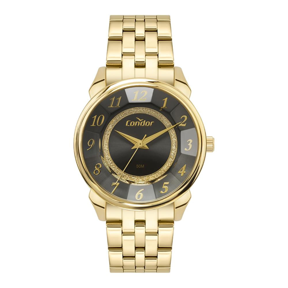 Relógio Condor Feminino Ref: Co2035njs/4p Fashion Dourado