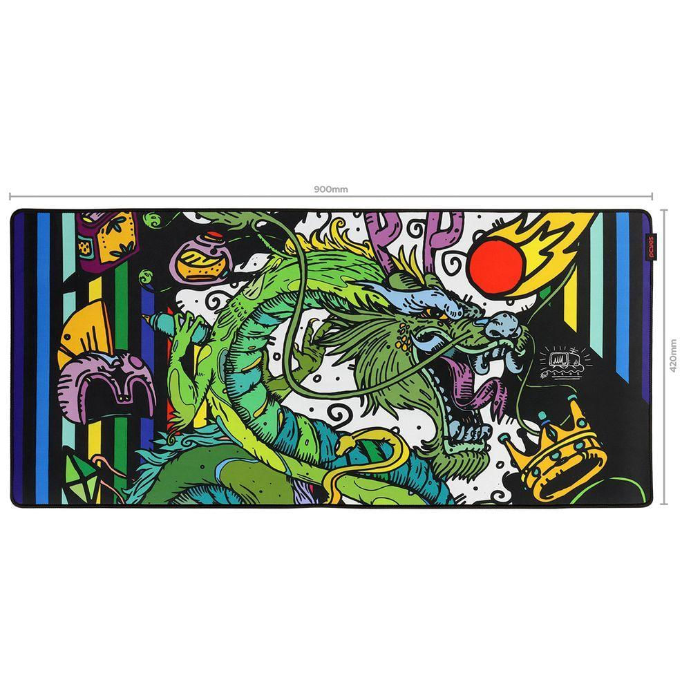 Mouse Pad Gamer Ancient Dragon Extended 900 X 420mm Pcyes Pma90x42