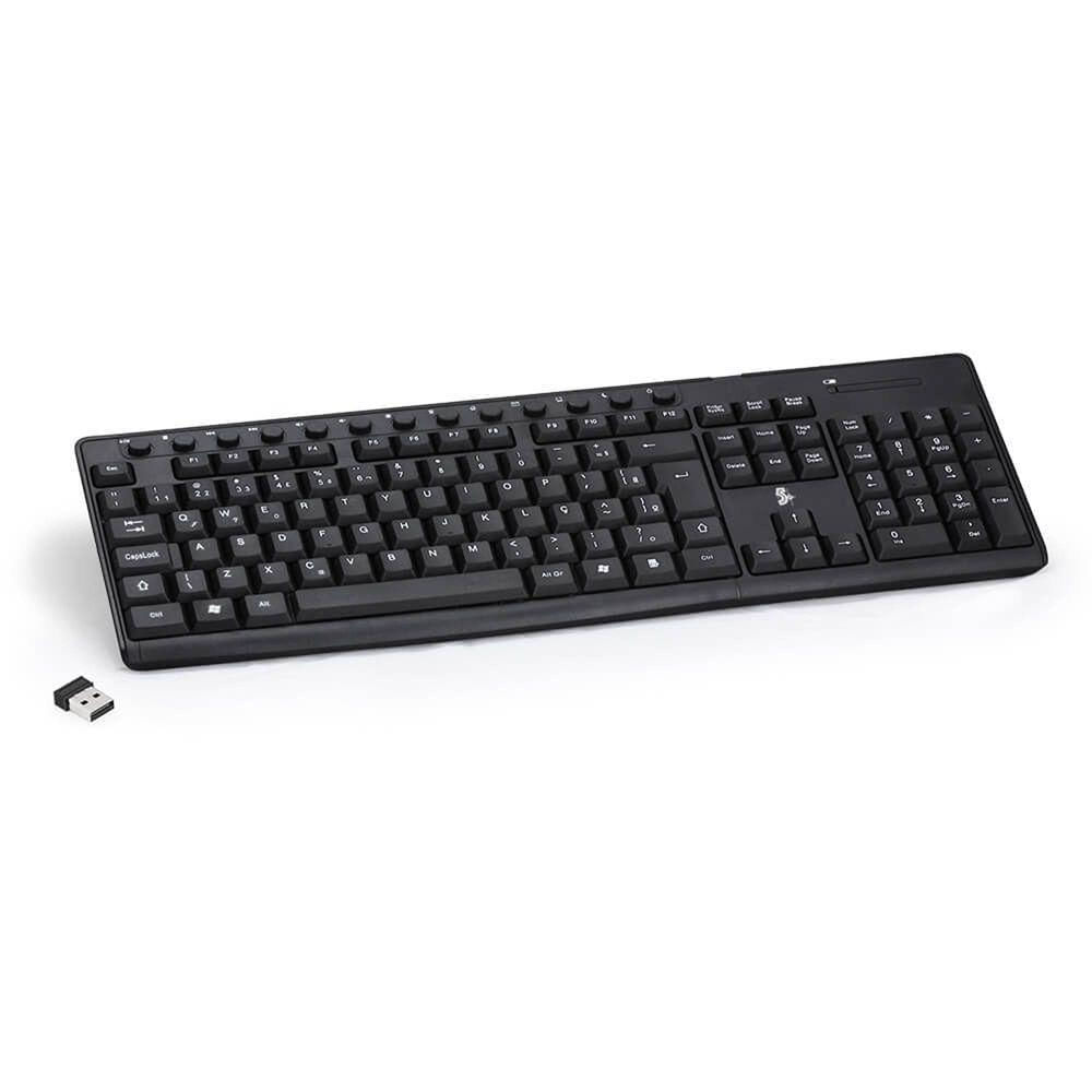 Teclado Sem Fio Tw-500 Preto 5+