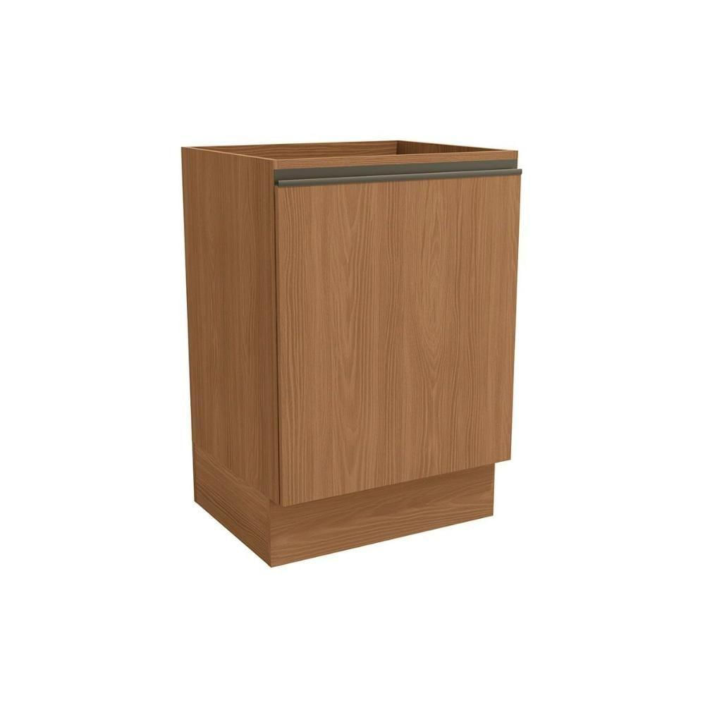 Balcão De Cozinha Modulado Maxxi G742 C- 1 Porta S- Tampo 60cm Canela - Kappesberg