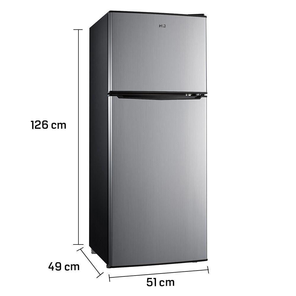 Geladeira Refrigerador Compacto HQ Defrost 140 Litros Preto/Inox HQ-140RDF - 127V