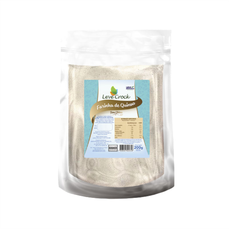 Farinha de Quinoa Sem Glúten Leve Crock 200g