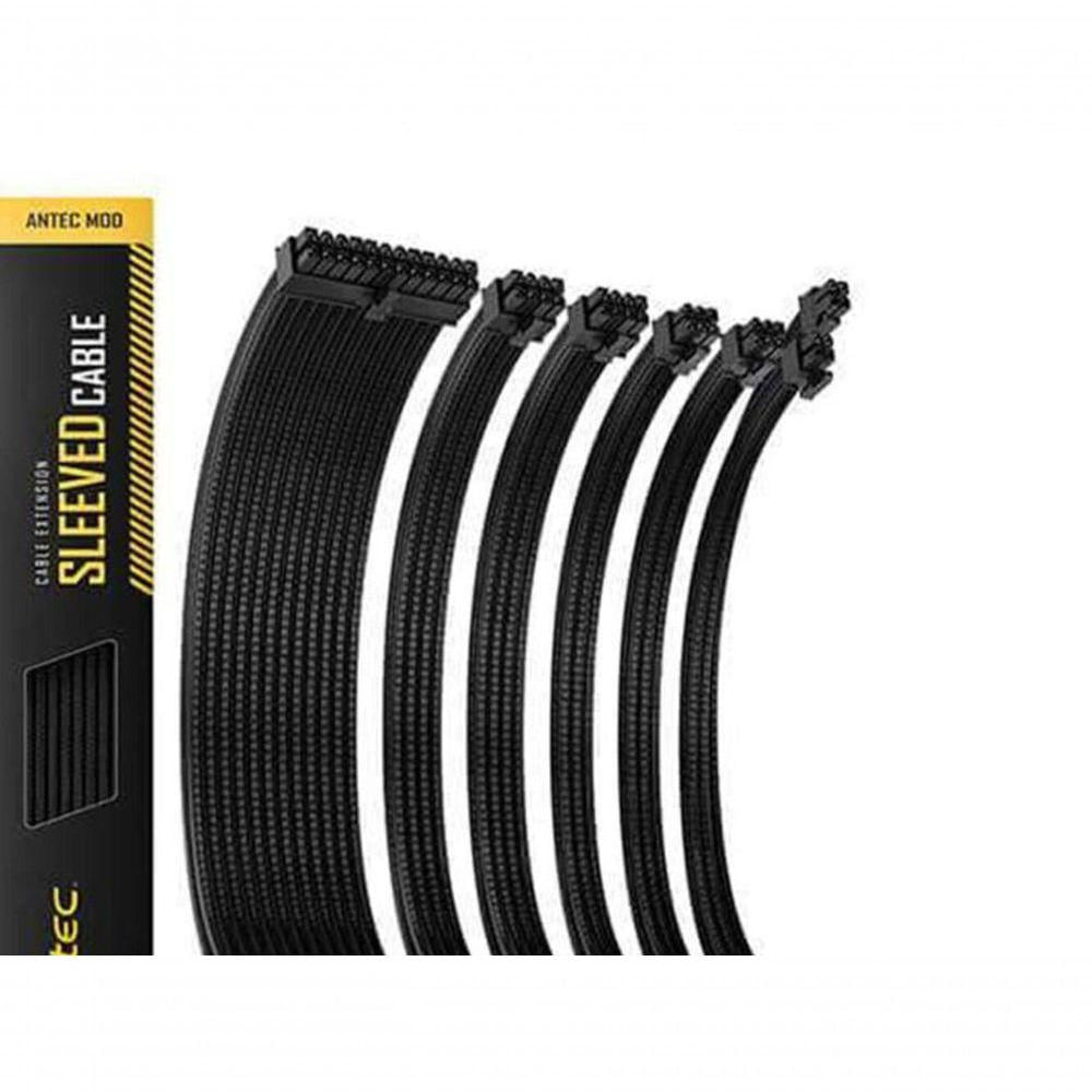 Kit Com 6 Cabos Extensor Antec Pci At-ecab-bk300-c1p4-bk 300mm - 0-761345-77503-8