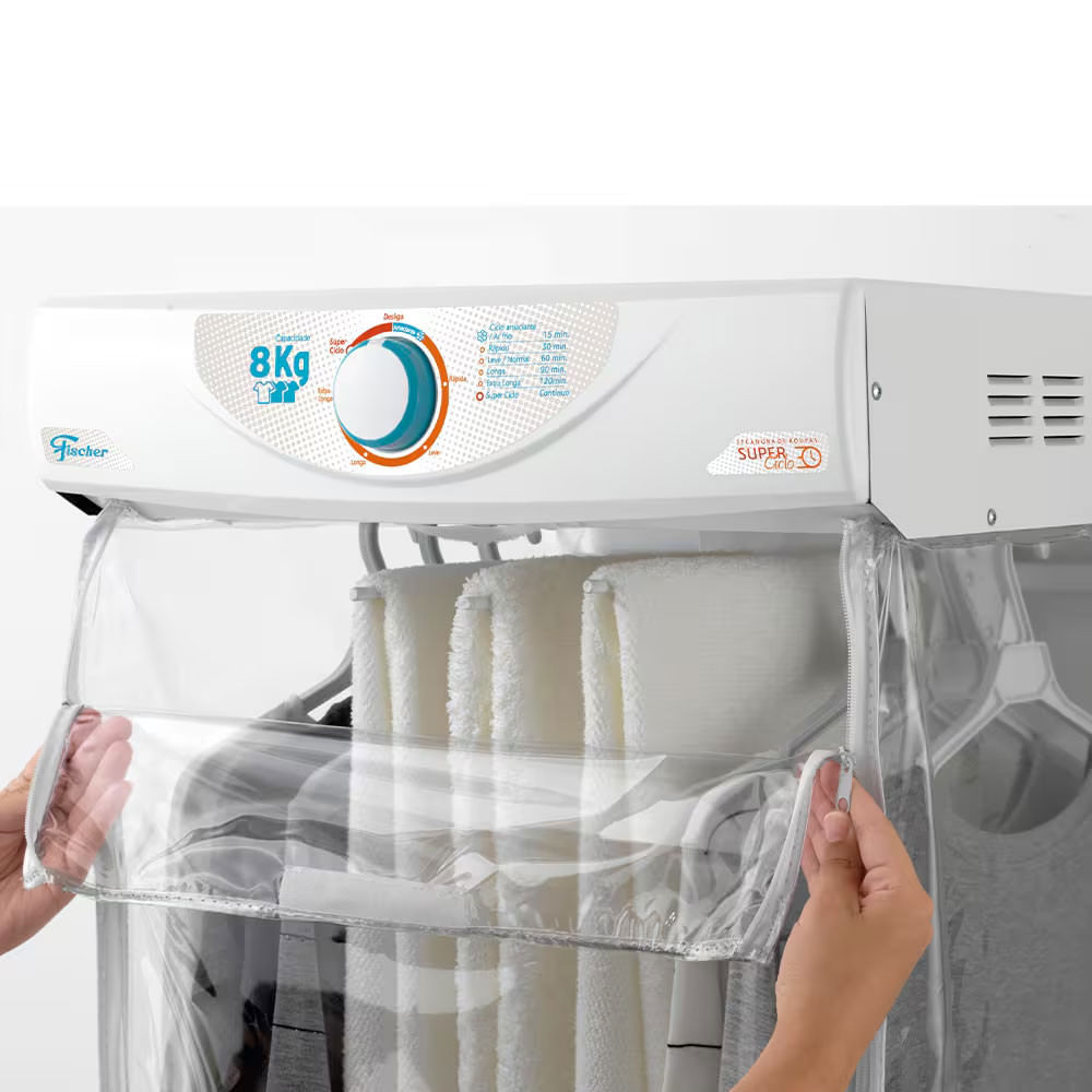 Secadora de Parede Fischer 8 kg Super Ciclo com Timer contínuo Branco / 220V