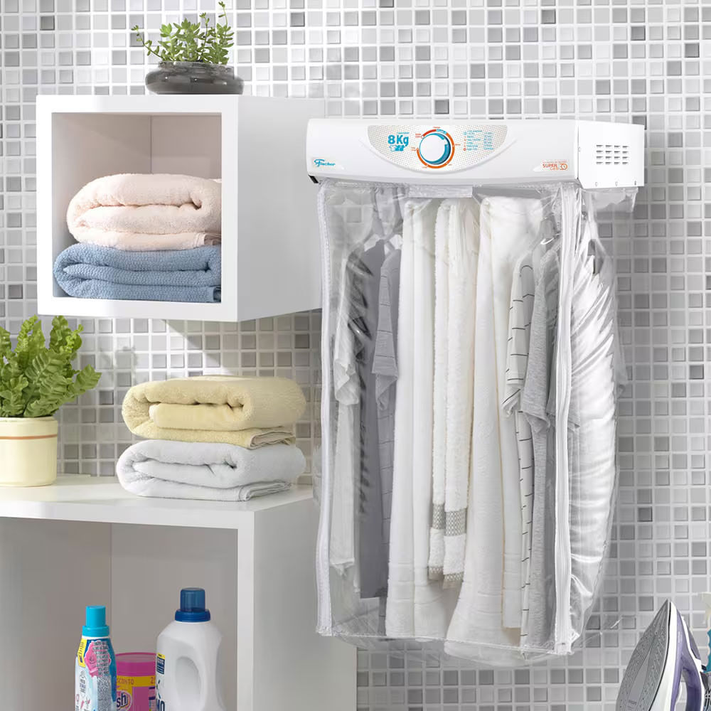 Secadora de Parede Fischer 8 kg Super Ciclo com Timer contínuo Branco / 220V