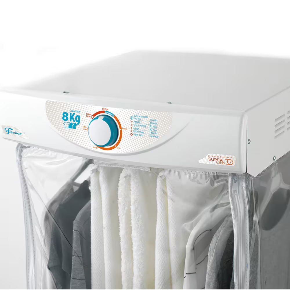 Secadora de Parede Fischer 8 kg Super Ciclo com Timer contínuo Branco / 220V