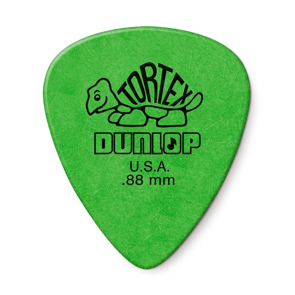 Palheta Dunlop Tortex 418P.88 Verde 0.88 mm - PL0054U