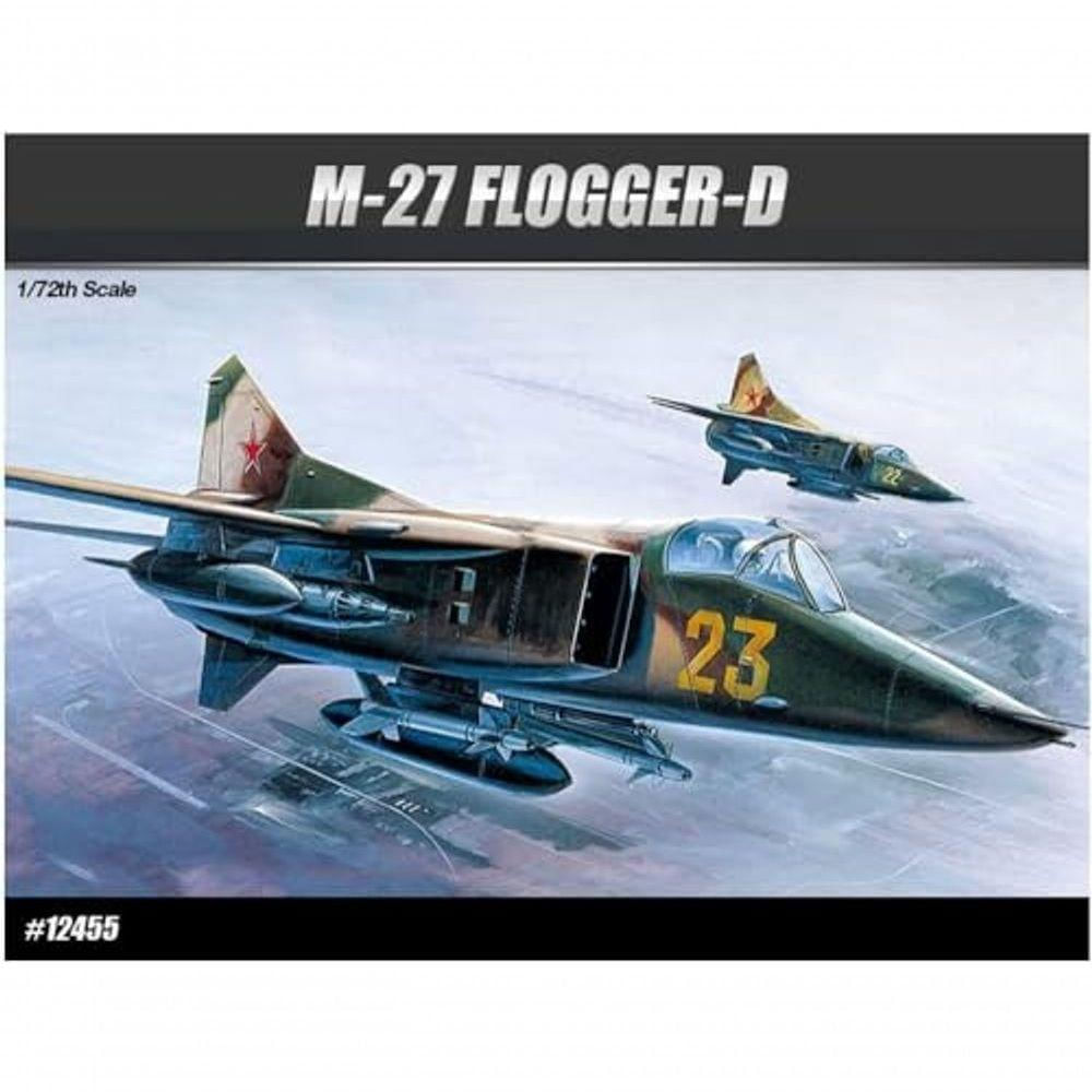 Academy Mikoyan Mig-27d Flogger 1:72 Modelo Detalhado Com Decalques