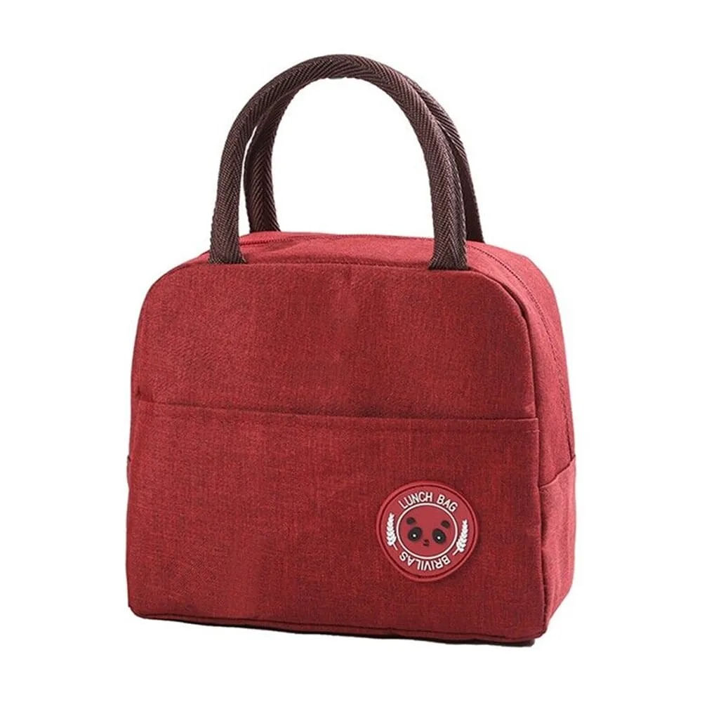 BOLSA TÉRMICA NECESSAIRE PORTÁTIL LANCHEIRA ORGANIZADORA MULTIFUNCIONAL BOLSO EXTERNO Único / Vinho