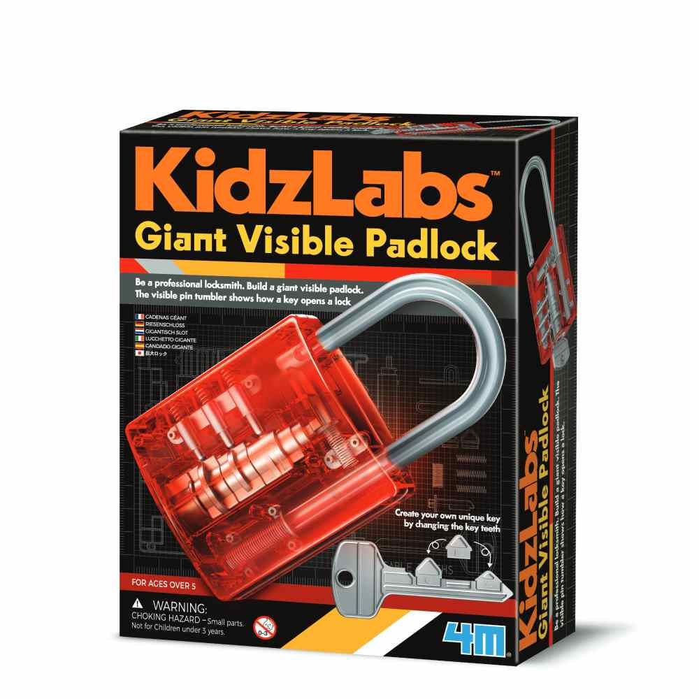 Kit Mega Cadeado - KidzLabs - 03445 - 4M