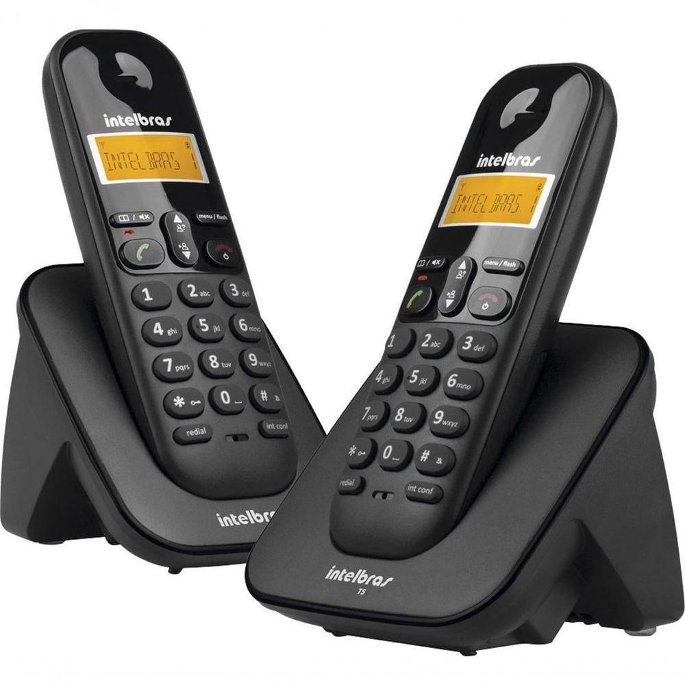 Telefone S- Fio C- Identificador De Chamadas + Ramal Ts 3112 Preto 4123102