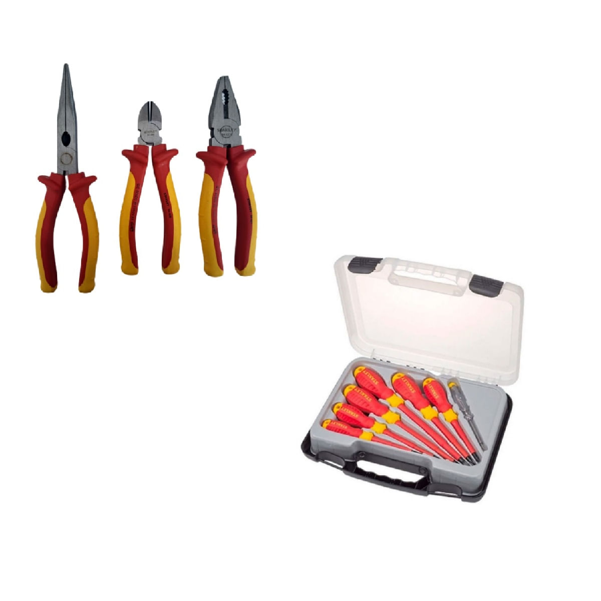 Kit Alicate E Chave Isolados Fatmax Stanley 84011 Vde 1000v