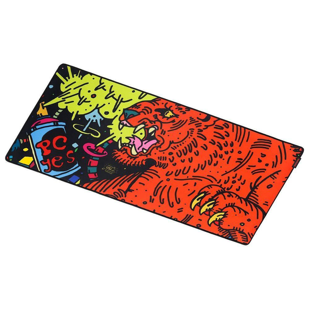 Mouse Pad Gamer Tiger Extended 900 X 420mm Pcyes Pmt90x42