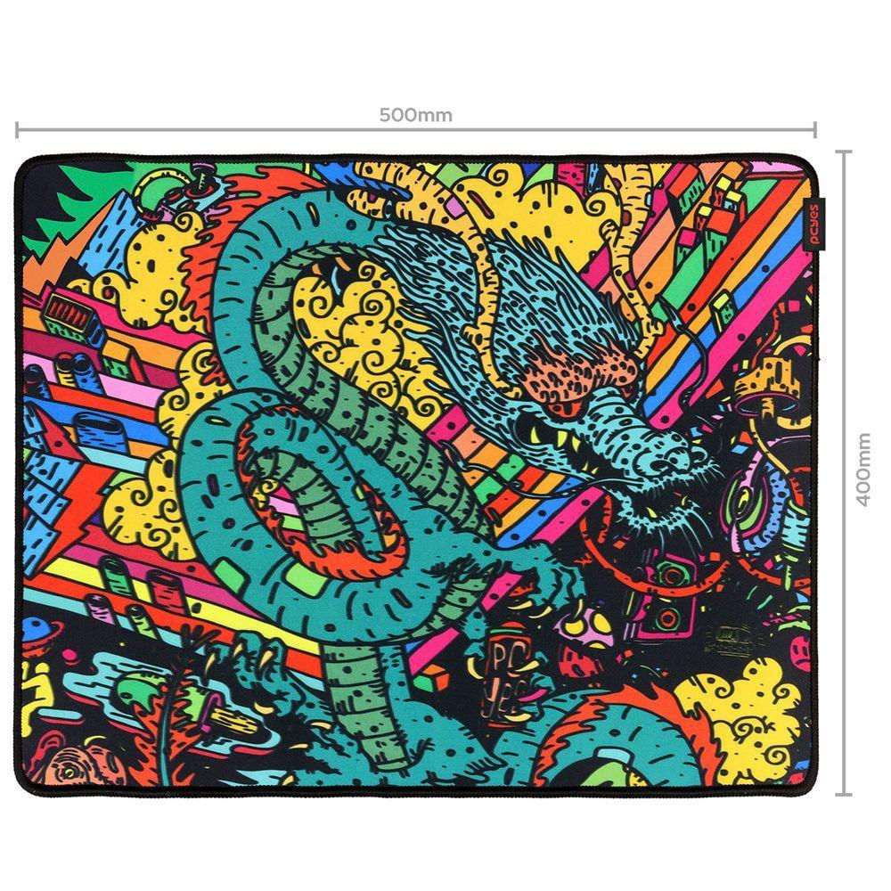 Mouse Pad Gamer Dragon Medium - 500 X 400mm - Pcyes - Pmd50x40