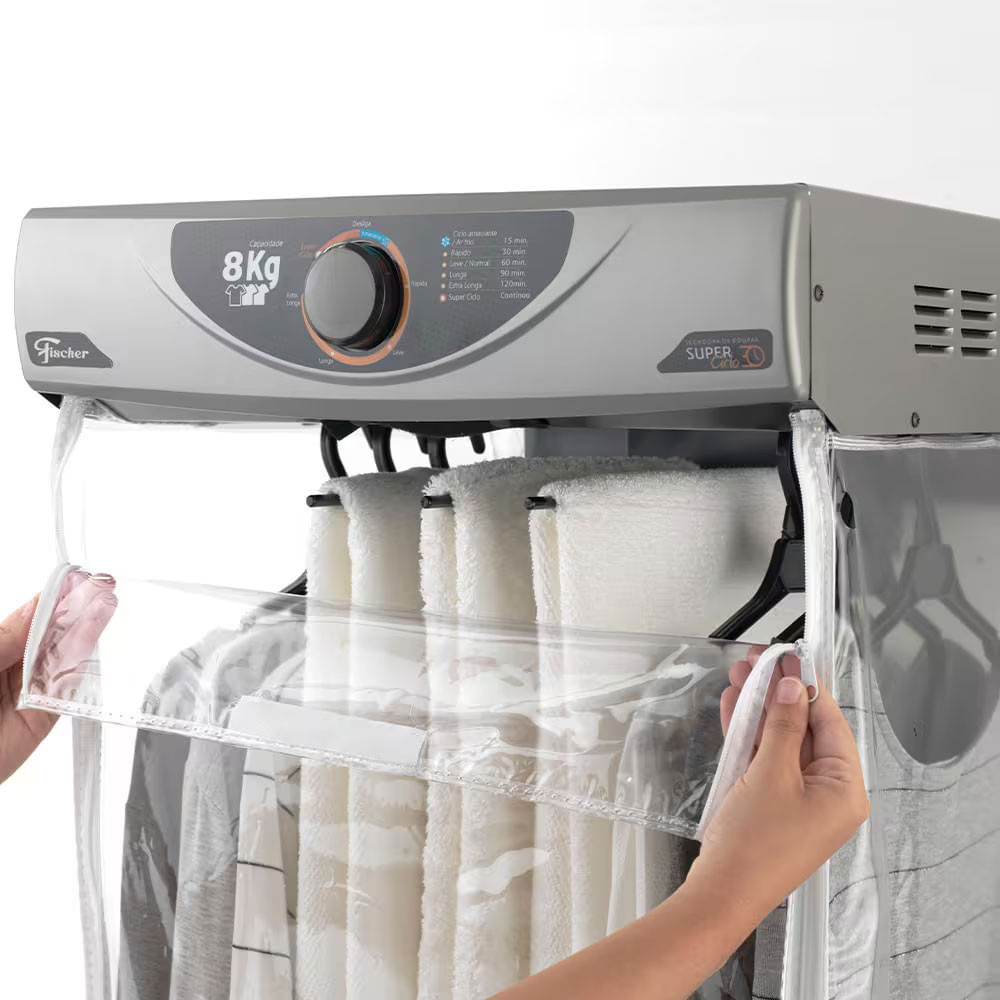 Secadora de Parede Fischer 8 kg Super Ciclo com Timer Contínuo Prata / 220V