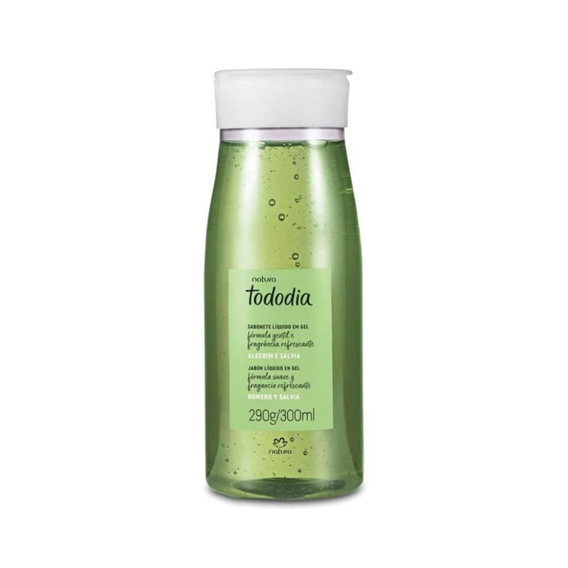 Sabonete Líquido Tododia Alecrim e Sálvia 300ml QHS - Natura