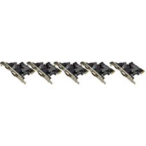 Kit 5 Placa Slot Pci Express Serial 2 Portas De Pci Lt-P610