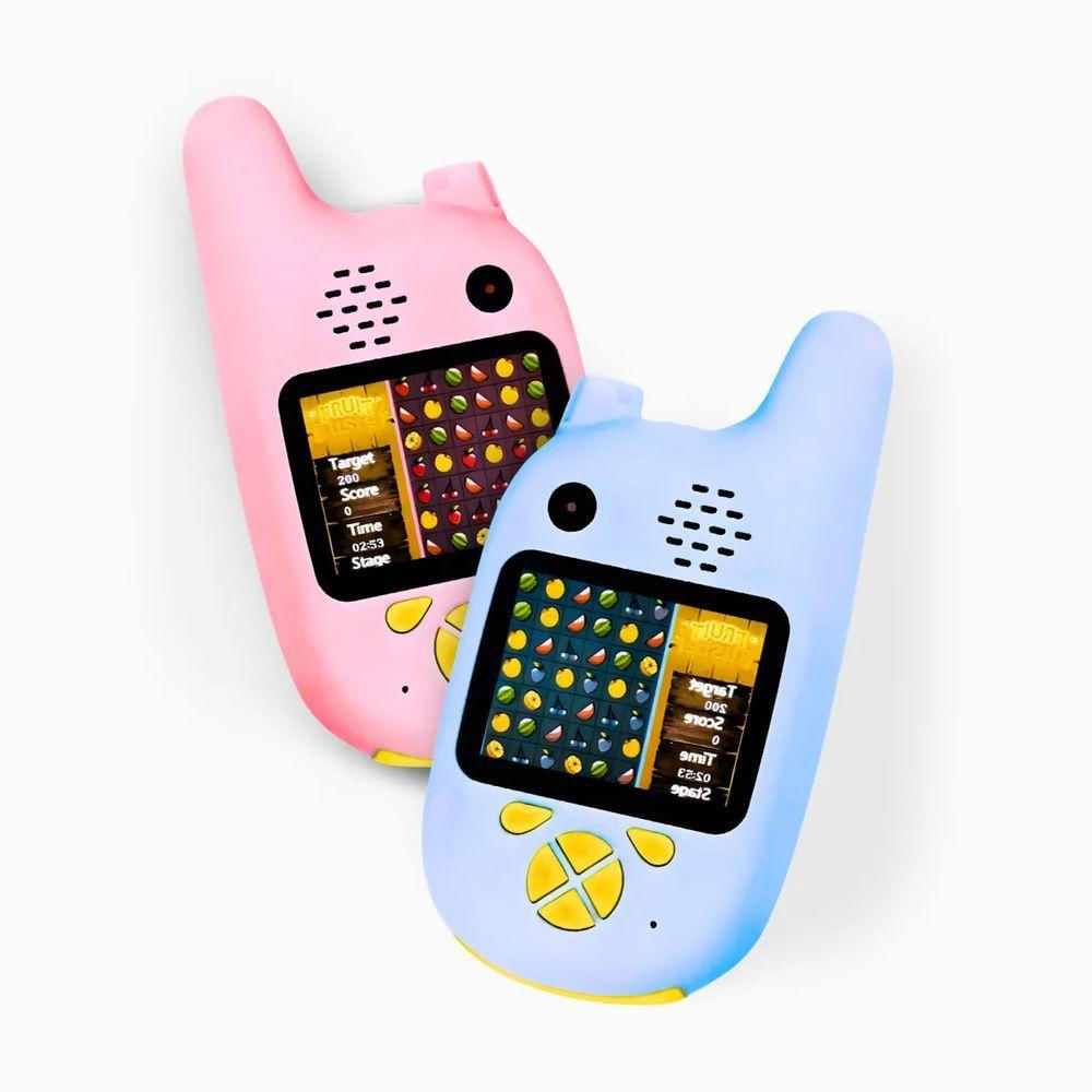 Par Walkie Talkie Infantil Com Câmera Digital Para Crianças Profissional