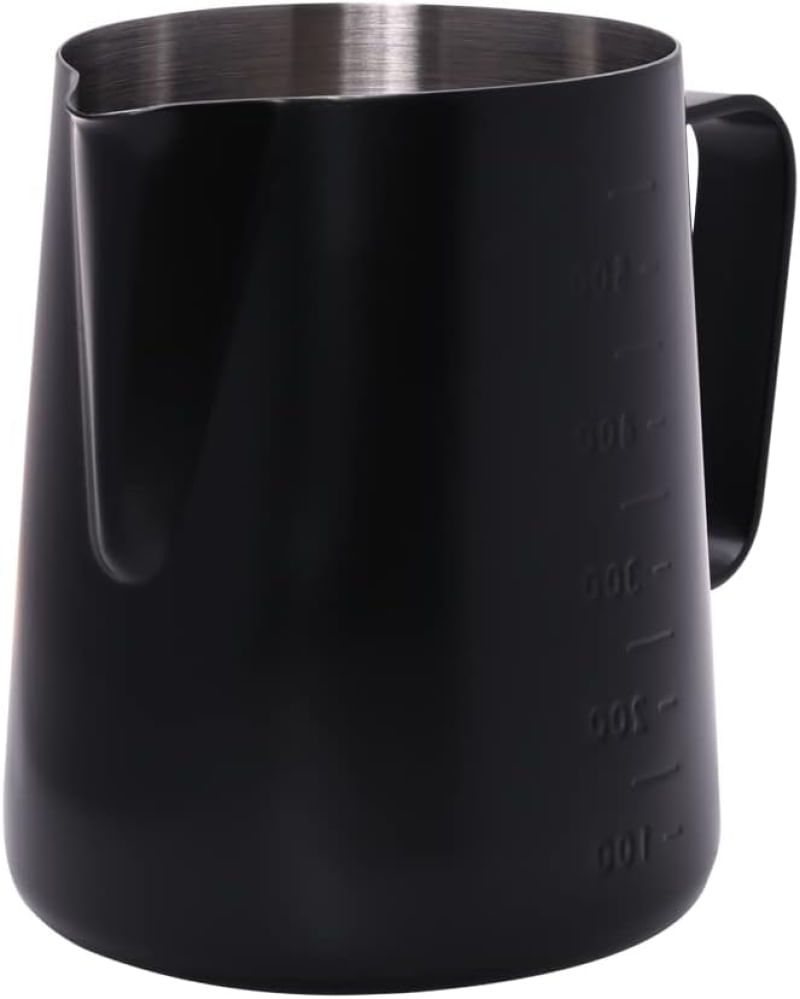 Leiteira Pitcher Espumador Em Aço Inox Black 600 Ml – Mimo Style