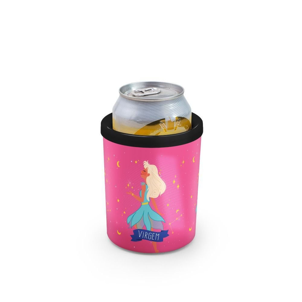 Porta Latas 350ml SIGNOS - Virgem  - Rosa