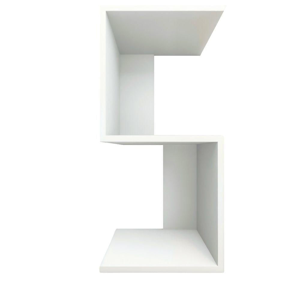 Mesa De Cabeceira S 30x30x65cm Branco