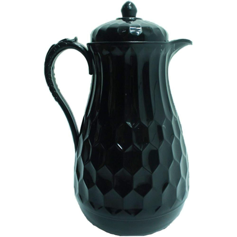 Garrafa Térmica 1l Preto Elegante Vintage Café Bulé Chá